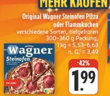 Steinofen Pizza im Angebot bei EDEKA in Dresden Steinofen Pizza Angebote von Original Wagner bei EDEKA Dresden für 1,99 €