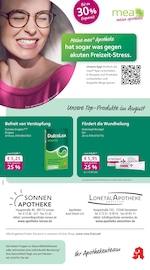 Aktueller mea - meine apotheke Apotheken Prospekt in Amstetten und Umgebung, "Unsere August-Angebote" mit 4 Seiten, 01.08.2025 - 31.08.2025