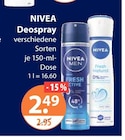 Deospray von NIVEA im aktuellen V-Markt Prospekt für 2,49 €
