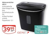 Aktenvernichter im Angebot bei GLOBUS in Brühl Aktenvernichter Angebote von GENIE bei GLOBUS Brühl für 39,99 €