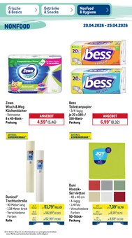 Toilettenpapier im METRO Prospekt "Wochenangebote" mit 52 Seiten (Duisburg)