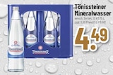 Mineralwasser im Angebot bei Trinkgut in Saarlouis Mineralwasser Angebote von Tönissteiner bei Trinkgut Saarlouis für 4,49 €