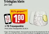 Trinkglas klein im Angebot bei REWE in Heidelberg Trinkglas klein Angebote bei REWE Heidelberg für 1,00 €