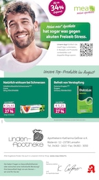 mea - meine apotheke Prospekt für Grömitz mit 4 Seiten mea - meine apotheke Prospekt für Grömitz: "Unsere August-Angebote", 4 Seiten, 01.08.2026 - 31.08.2026