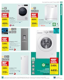 Promo Lave-Linge dans le catalogue Carrefour du moment à la page 57