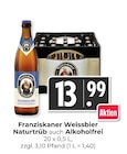 Weissbier Naturtrüb Angebote von Franziskaner bei Hieber Lörrach für 13,99 €