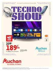 Catalogue Supermarchés Auchan Hypermarché en cours à Baincthun et alentours, "TECHNO SHOW", 8 pages, 03/03/2026 - 15/03/2026
