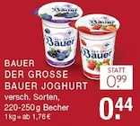 Der Grosse Bauer Joghurt im Angebot bei EDEKA in Gladbeck Der Grosse Bauer Joghurt Angebote von Bauer bei EDEKA Gladbeck für 0,44 €