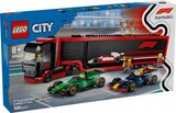 Le camion Formule 1 - LEGO dans le catalogue Carrefour