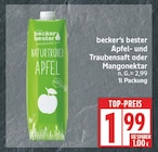 Apfel- und Traubensaft von becker's bester für 1,99 € bei EDEKA im Angebot Apfel- und Traubensaft von becker's bester im aktuellen EDEKA Prospekt
