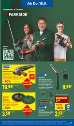 Lidl Winkelschleifer im Prospekt 