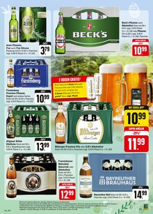 Bier im EDEKA Prospekt "Aktuelle Angebote" mit 52 Seiten (Offenburg)