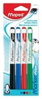 Maped Marker'Peps - Pack de 4 marqueurs effaçables - pointe fine - couleurs assorties - Maped en promo chez Bureau Vallée Maped Marker'Peps - Pack de 4 marqueurs effaçables - pointe fine - couleurs assorties - Maped dans le catalogue Bureau Vallée