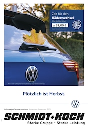 Der aktuelle Volkswagen Prospekt Der aktuelle Volkswagen Prospekt Herbstliche Angebote.