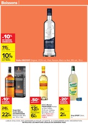 Vodka Angebote im Prospekt "LE MOIS VIP, VERY IMPORTANT PROMOS*" von Carrefour auf Seite 47