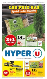 Catalogue Hyper U "LES PRIX BAS Spécial jardin d'automne" à Rouen et alentours, 24 pages, 23/09/2025 - 05/10/2025