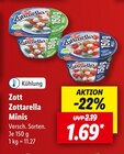 Lidl - Zottarella Minis Angebot im Prospekt Zottarella Minis bei Lidl im Prospekt "" für 1,69 €