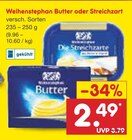 Butter oder Streichzart bei Netto Marken-Discount im Kalkar Prospekt für 2,49 €