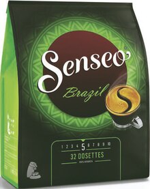 Dosettes café sélection Brazil - Géant Casino à Draveil Dosettes café sélection Brazil en promo chez Géant Casino Draveil à 3,17 €