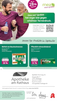 Aktueller mea - meine apotheke Prospekt "Unsere September-Angebote" Seite 1 von 4 Seiten