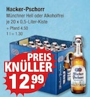alkoholfreies Bier im V-Markt Prospekt Münchner Hell von Hacker-Pschorr im aktuellen V-Markt Prospekt für 12,99 €