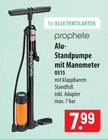 Prophete Alu-Standpumpe mit Manometer 0515 im Angebot bei famila Nordost in Stralsund Prophete Alu-Standpumpe mit Manometer 0515 Angebote bei famila Nordost Stralsund für 7,99 €