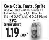 Coca-Cola, Fanta, Sprite im Angebot bei EDEKA in Wachtberg Coca-Cola, Fanta, Sprite Angebote von Coca-Cola bei EDEKA Wachtberg für 1,19 €