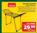 Wäscheständer "King Ultimate" von Vileda für 29,99 € bei Marktkauf im Angebot Wäscheständer "King Ultimate" von Vileda im aktuellen Marktkauf Prospekt