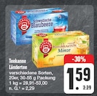 Schwedische Blaubeere oder Marokkanische Minze Angebote von Teekanne bei EDEKA Leipzig für 1,59 €