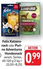Katzensnack im Angebot bei E center in Filderstadt Katzensnack Angebote von Felix bei E center Filderstadt für 0,99 €