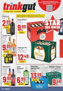 Bitburger im aktuellen E center Prospekt (Euskirchen) Bitburger im E center Prospekt "Aktuelle Angebote" mit 30 Seiten (Euskirchen)