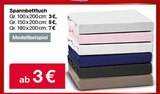 Spannbetttuch im Angebot bei Woolworth in Frankfurt Spannbetttuch Angebote bei Woolworth Frankfurt für 3,00 €