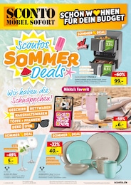 Sconto SB Prospekt "SCONTOS SOMMER DEALS", 4 Seiten, 26.07.2025 - 26.07.2025 Aktueller Sconto SB Prospekt, "SCONTOS SOMMER DEALS", mit Angeboten der Woche, gültig von 26.07.2025 bis 26.07.2025