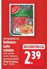 Delikatess-Lachsschinken von GUT&GÜNSTIG für 2,39 € bei E center im Angebot Delikatess-Lachsschinken von GUT&GÜNSTIG im aktuellen E center Prospekt