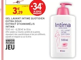Gel Lavant Intime Quotidien Extra Doux Extrait d'Hamamélis - INTIMA dans le catalogue Intermarché Super