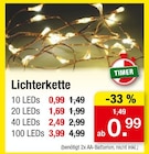 Lichterkette 10 LEDs im Angebot bei Zimmermann in Goslar Lichterkette 10 LEDs Angebote bei Zimmermann Goslar für 0,99 €