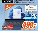 Notebook IdeaPad Slim 3 16ABR8 im Angebot bei expert in Offenbach Notebook IdeaPad Slim 3 16ABR8 Angebote von Lenovo bei expert Offenbach für 499,00 €