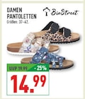 Damen Pantoletten - Leopard Angebote von BioStreet bei Marktkauf Recklinghausen für 14,99 €