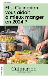 Catalogue Meubles & Décoration Culinarion en cours à Montigny-lès-Cormeilles et alentours, "Et si CulInarion vous aidait à mieux manger en 2024 ?", 4 pages, 23/01/2024 - 31/03/2024