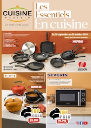 Prospectus Cuisine Plaisir à Annemasse, "Les essenciels en cuisine", 12 pages, 18/09/2024 - 20/10/2024