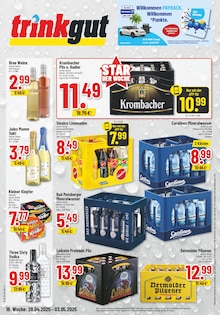 Krombacher im Trinkgut Prospekt "Aktuelle Angebote" mit 6 Seiten (Bad Salzuflen)