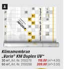 Aktuelles Klimamembran Vario KM Duplex UV Angebot bei toom Baumarkt in Münster ab 119,99 €