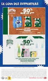 Promos Perrier dans le catalogue "CARREFOUR MARKET" de Carrefour Market Perrier en promo dans le catalogue Carrefour Market à la page 2