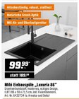 Einbauspüle Luxuria 86 im Angebot bei OBI in Arnsberg Einbauspüle Luxuria 86 Angebote von Miló bei OBI Arnsberg für 99,99 €