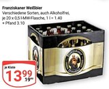 Weißbier Angebote von Franziskaner bei GLOBUS Hofheim für 13,99 €