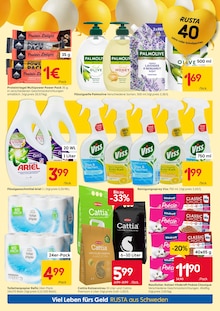 Toilettenpapier im Rusta Prospekt "Viele Schnäppchenpreise" mit 16 Seiten (Essen)