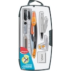 Coffret compas Métal Open 9 pièces - MAPED en promo chez Carrefour Market Coffret compas Métal Open 9 pièces - MAPED dans le catalogue Carrefour Market