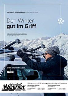 Volkswagen Prospekt für Mittweida mit 1 Seite Volkswagen Prospekt für Mittweida: Den Winter gut im Griff, 1 Seite, 01.01.2022 - 28.02.2022