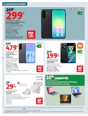 Promos Téléphone Portable dans le catalogue "LE GRAND MÉNAGE DE RENTRÉE" de Auchan Hypermarché Téléphone Portable en promo dans le catalogue Auchan Hypermarché à la page 72