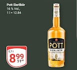 Eierlikör im Angebot bei GLOBUS in Willich Eierlikör Angebote von Pott bei GLOBUS Willich für 8,99 €